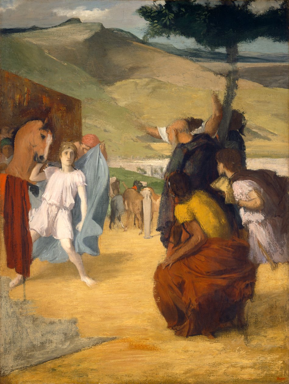 Alexandre e Bucephalus, 1861-2 de Edgar Degas