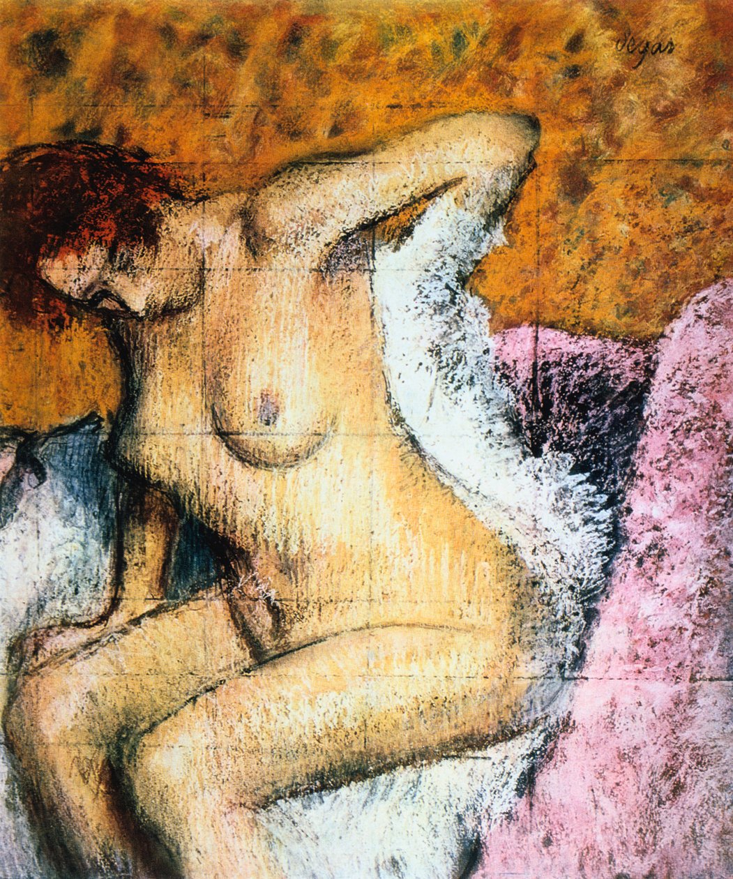 Apres le Bain depois do banho, c1895 de Edgar Degas