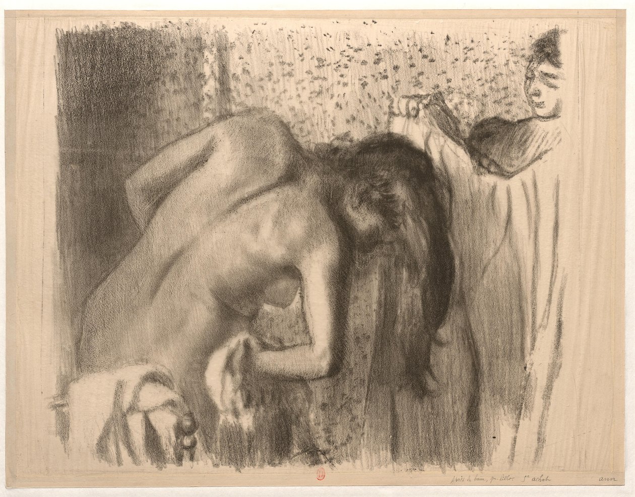 Depois do banho de Edgar Degas