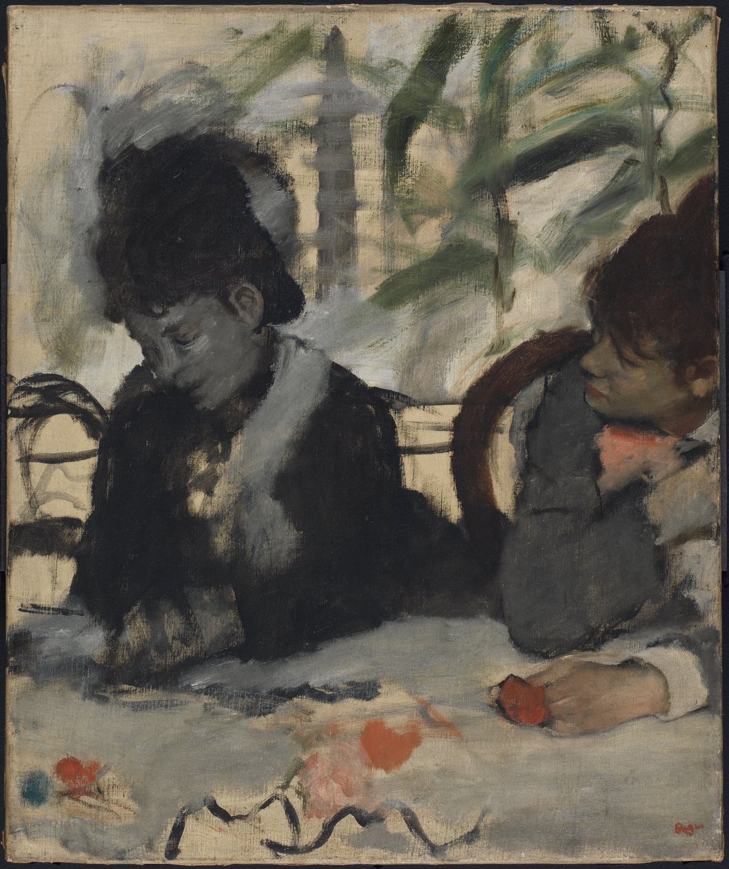 No café de Edgar Degas
