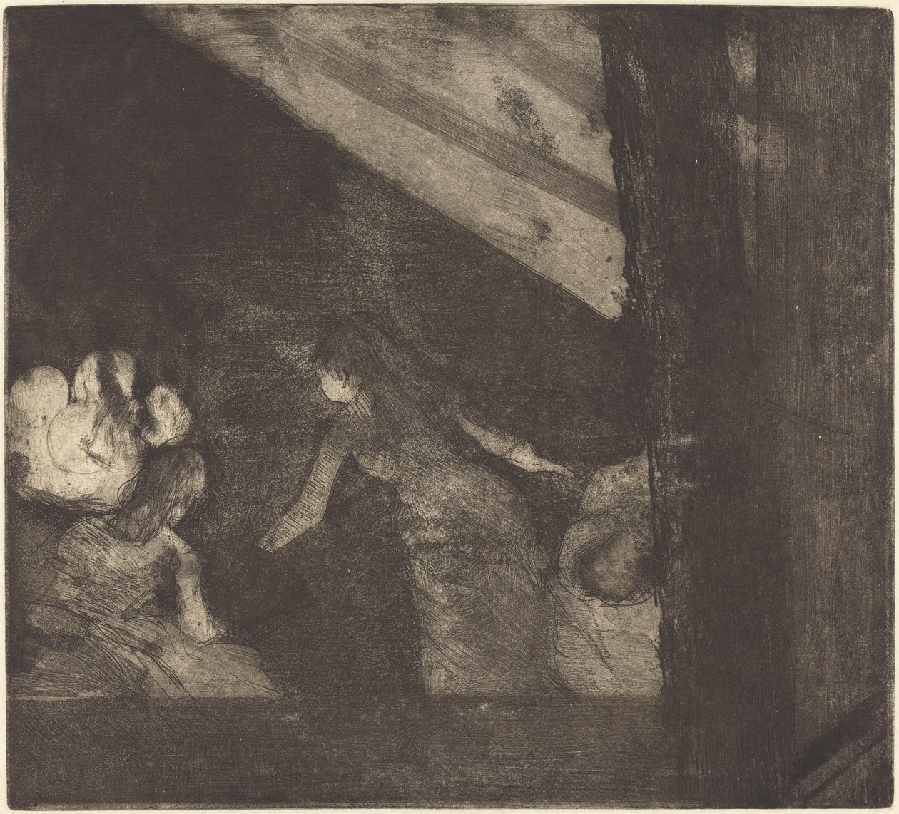 No Cafe des Ambassadeurs de Edgar Degas