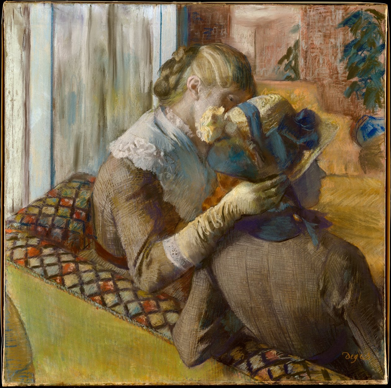 Na modista de Edgar Degas