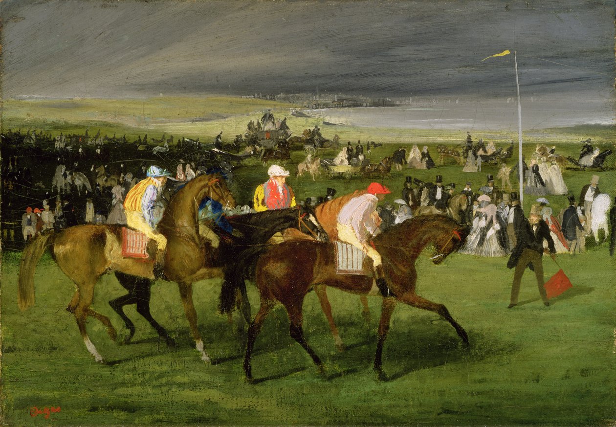 Nas raças: o começo, c.1860-62 de Edgar Degas