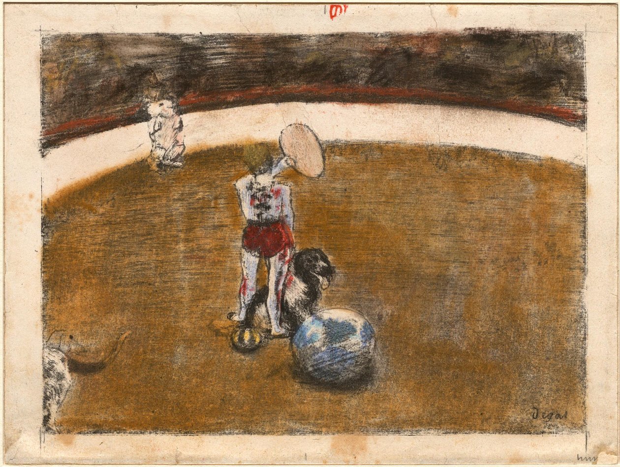 [Im Zirkus Fernando] de Edgar Degas