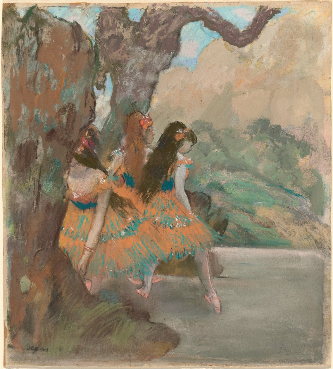 Dançarinos de balé de Edgar Degas