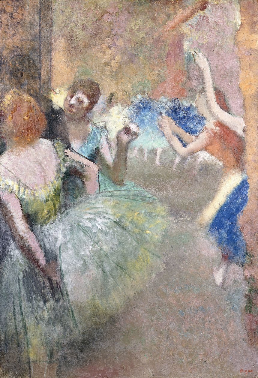 Cena de balé, c.1885 de Edgar Degas