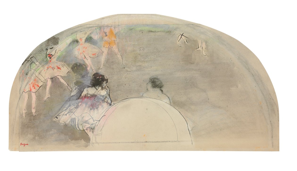 Cena de balé, c.1880 de Edgar Degas