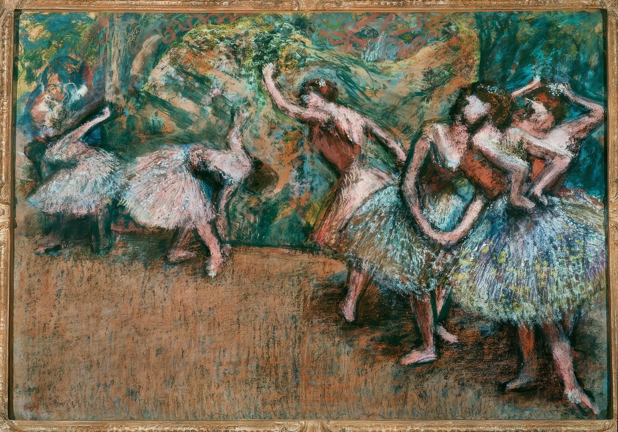 Ballettszene de Edgar Degas
