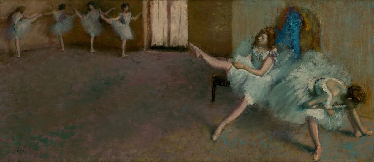 Antes do Balé de Edgar Degas