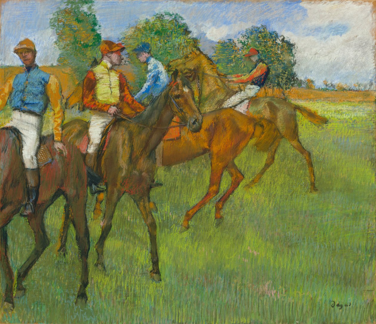Antes da corrida de Edgar Degas