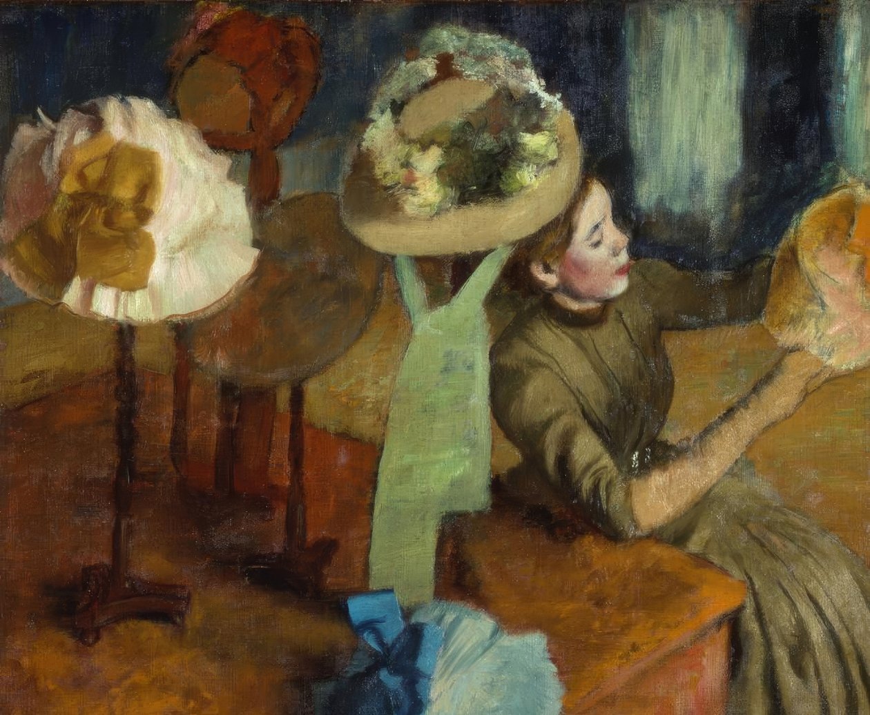 No moleiro de Edgar Degas