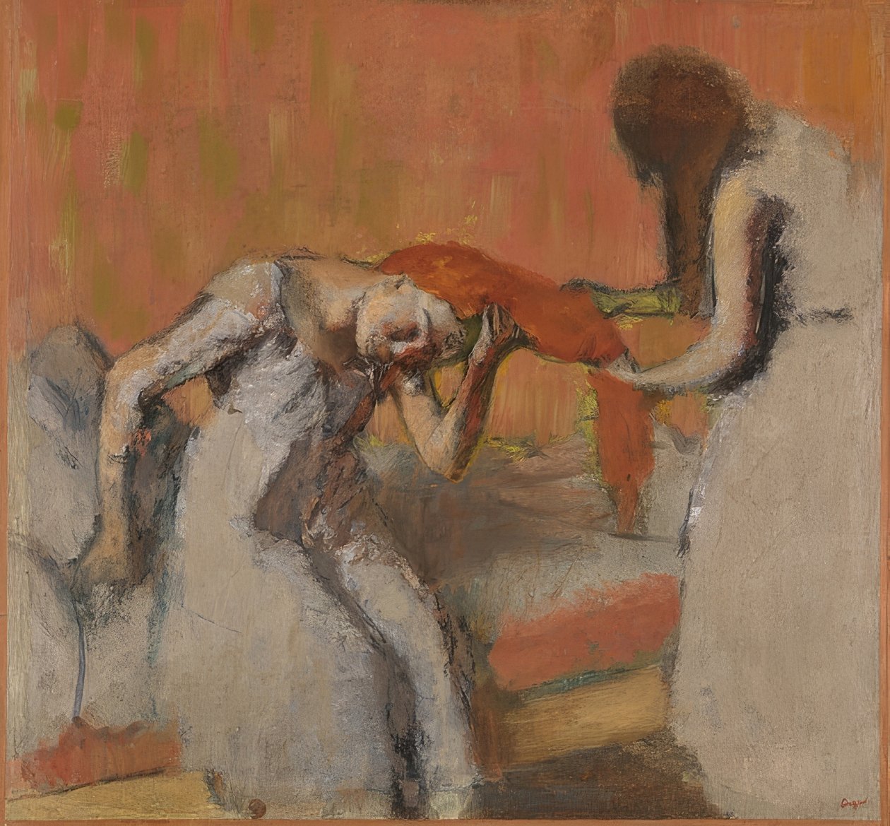 Ao pentear (la coiffure). 1892-95 de Edgar Degas