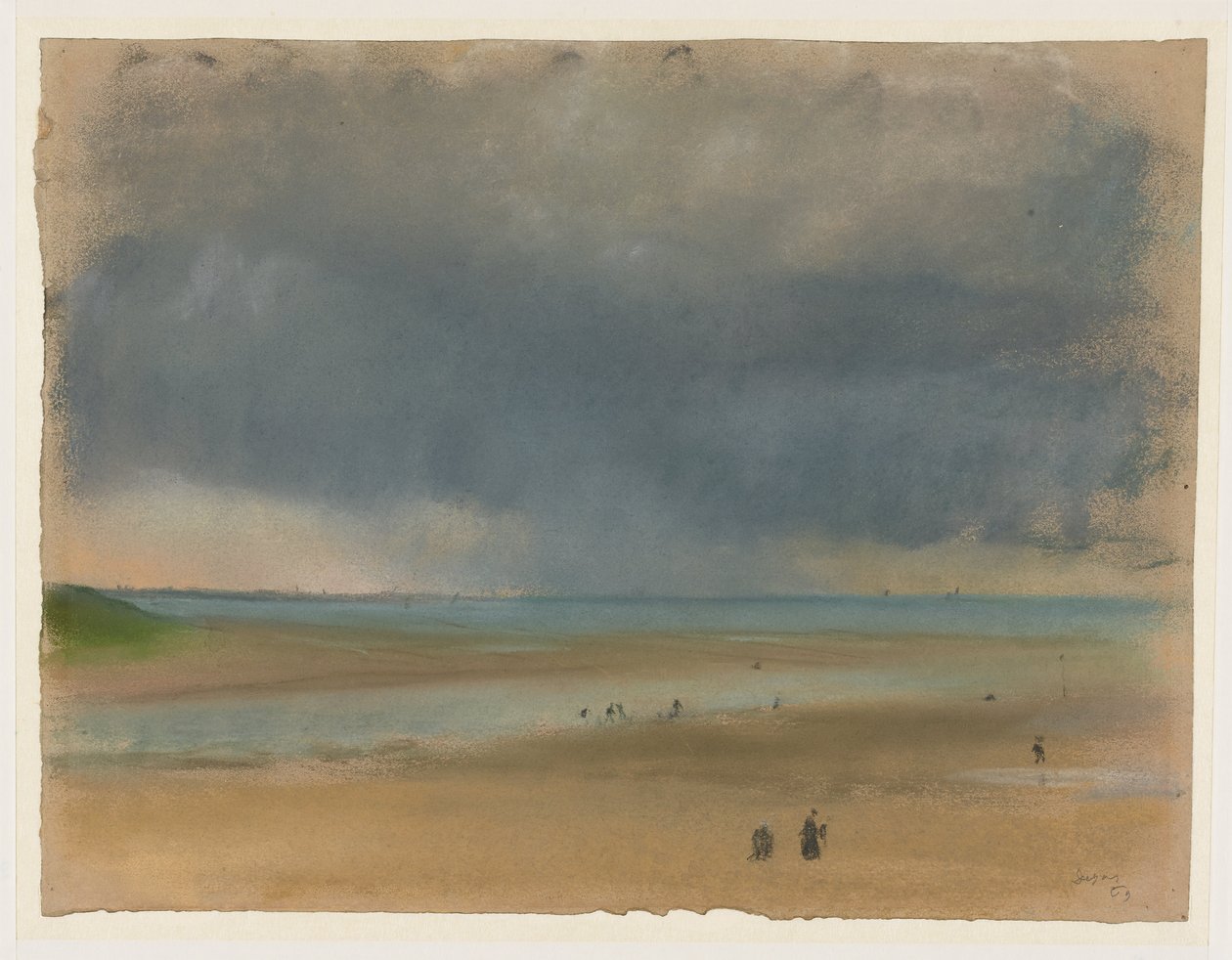 Junto ao mar de Edgar Degas