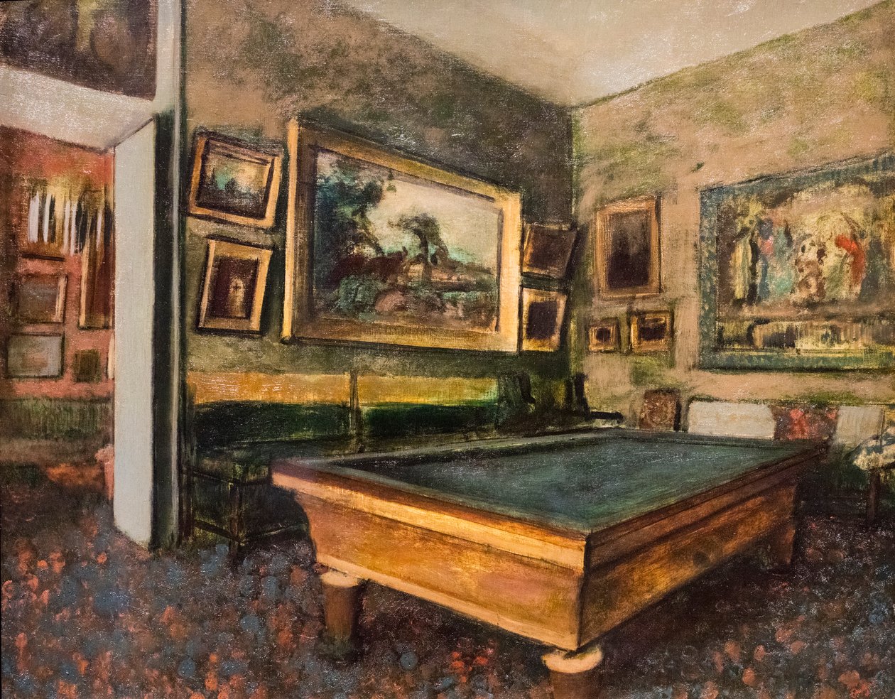 Sala de bilhar de Edgar Degas