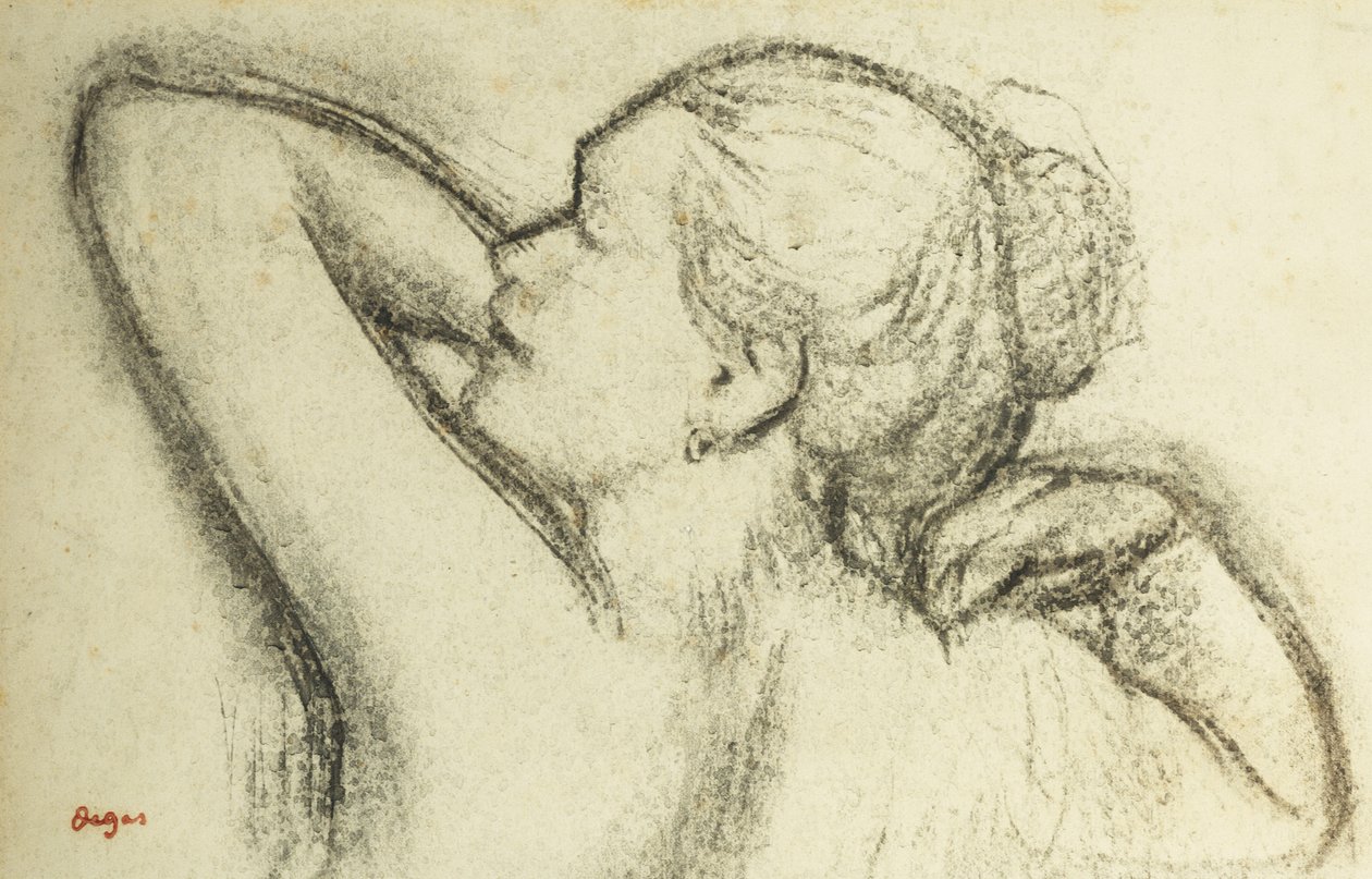 Busto de mulher; Busto de Mulher, de Edgar Degas