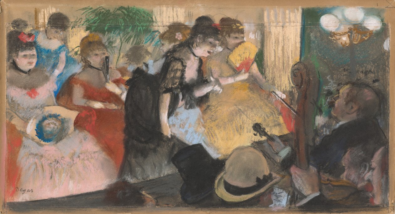 Café-Concerto de Edgar Degas