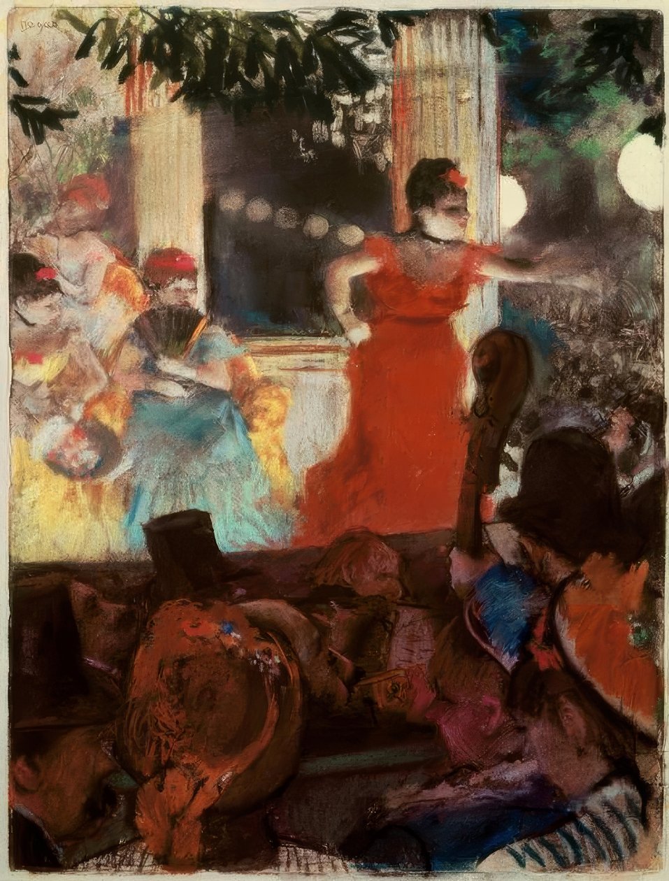 Concerto de café para embaixadores de Edgar Degas