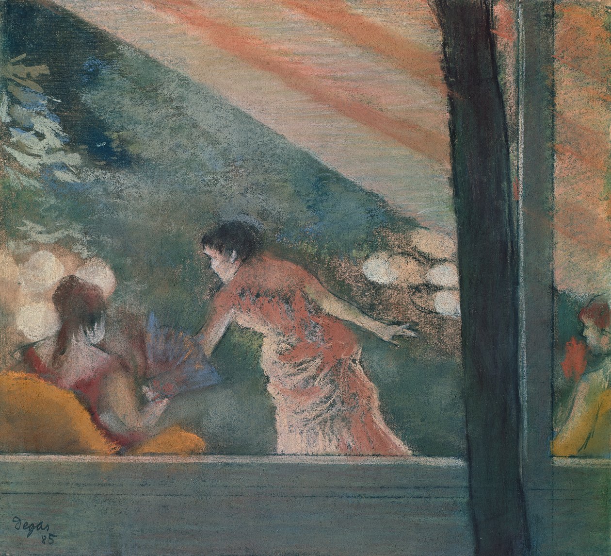 Café Concerto no Ambassadeurs de Edgar Degas