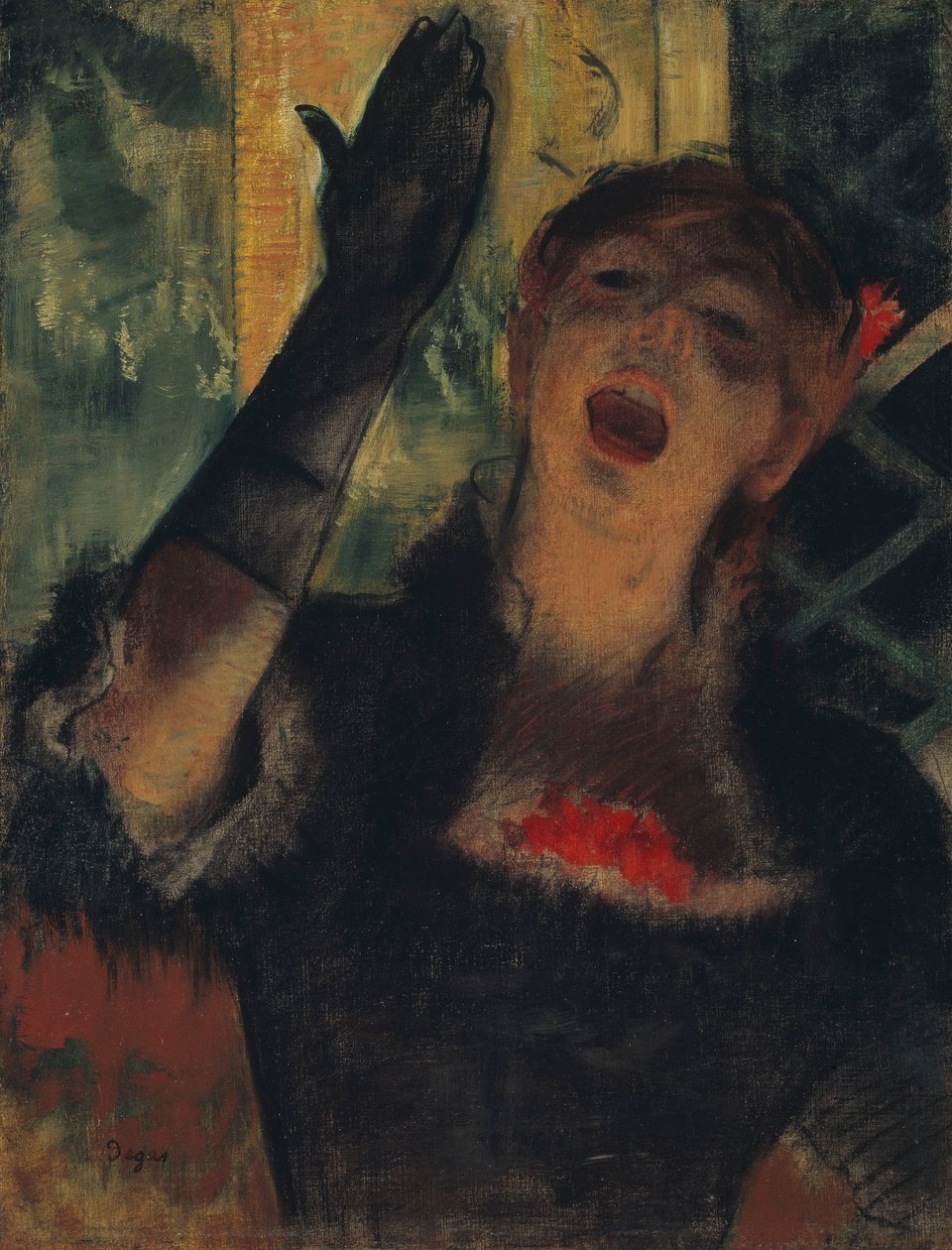 Café Singer de Edgar Degas
