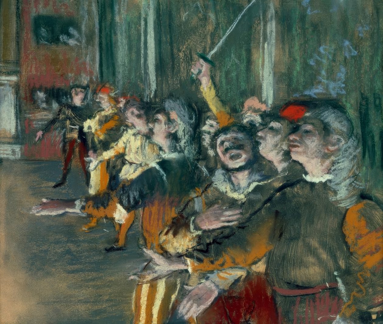 Choristers, também diz que os extras de Edgar Degas