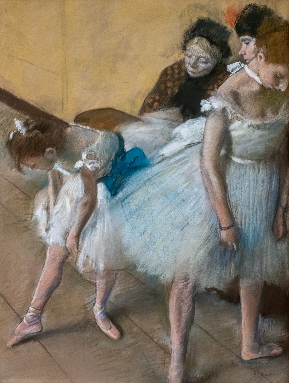Exame de dança. 1880. Pastel sobre papel. de Edgar Degas