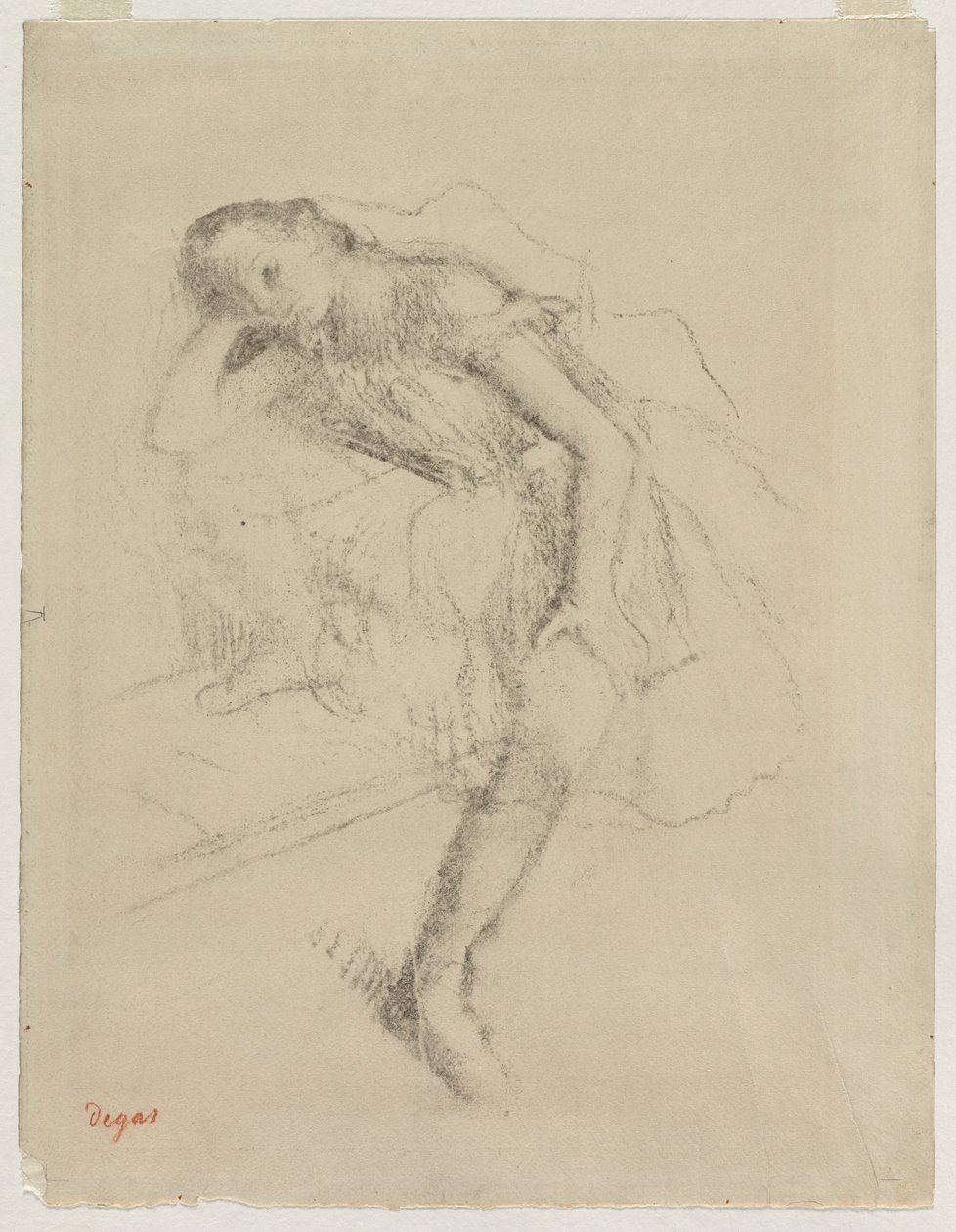 Dançarina em repouso, c. 1895 de Edgar Degas