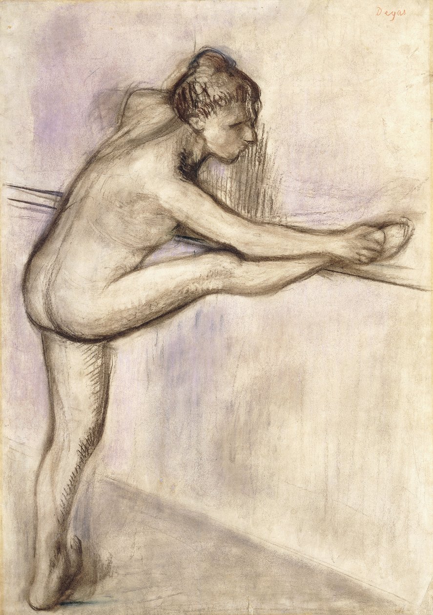 Dançarina no bar, 1884-1888 de Edgar Degas