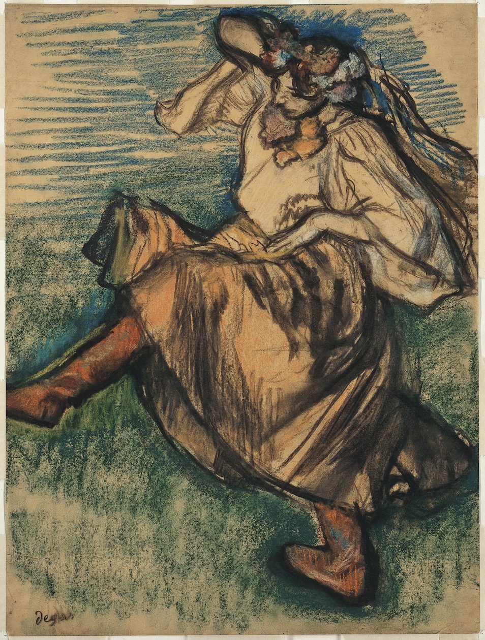 Bailarina em traje ucraniano de Edgar Degas