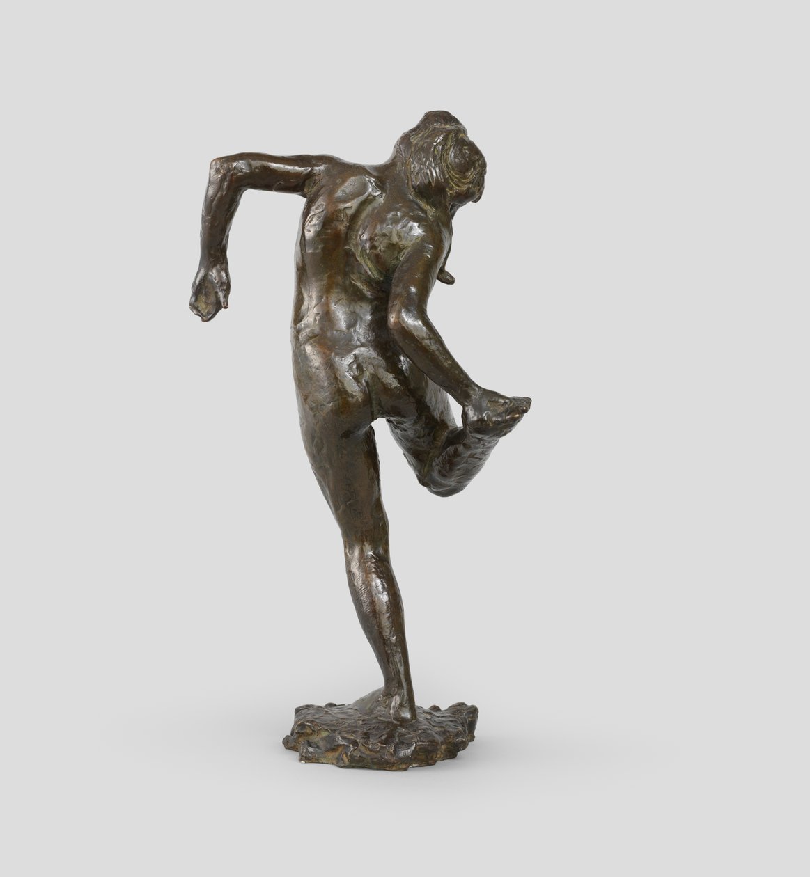 Dançarina olhando a planta do pé direito, Dançarina olhando a planta do pé direito, 1895-1902 de Edgar Degas