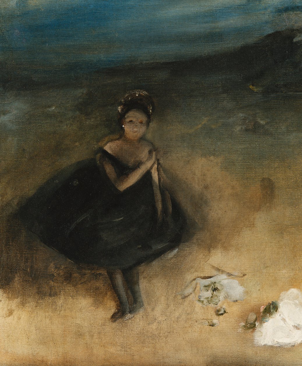 Dançarina com um buquê; O dançarino com o buquê, de Edgar Degas