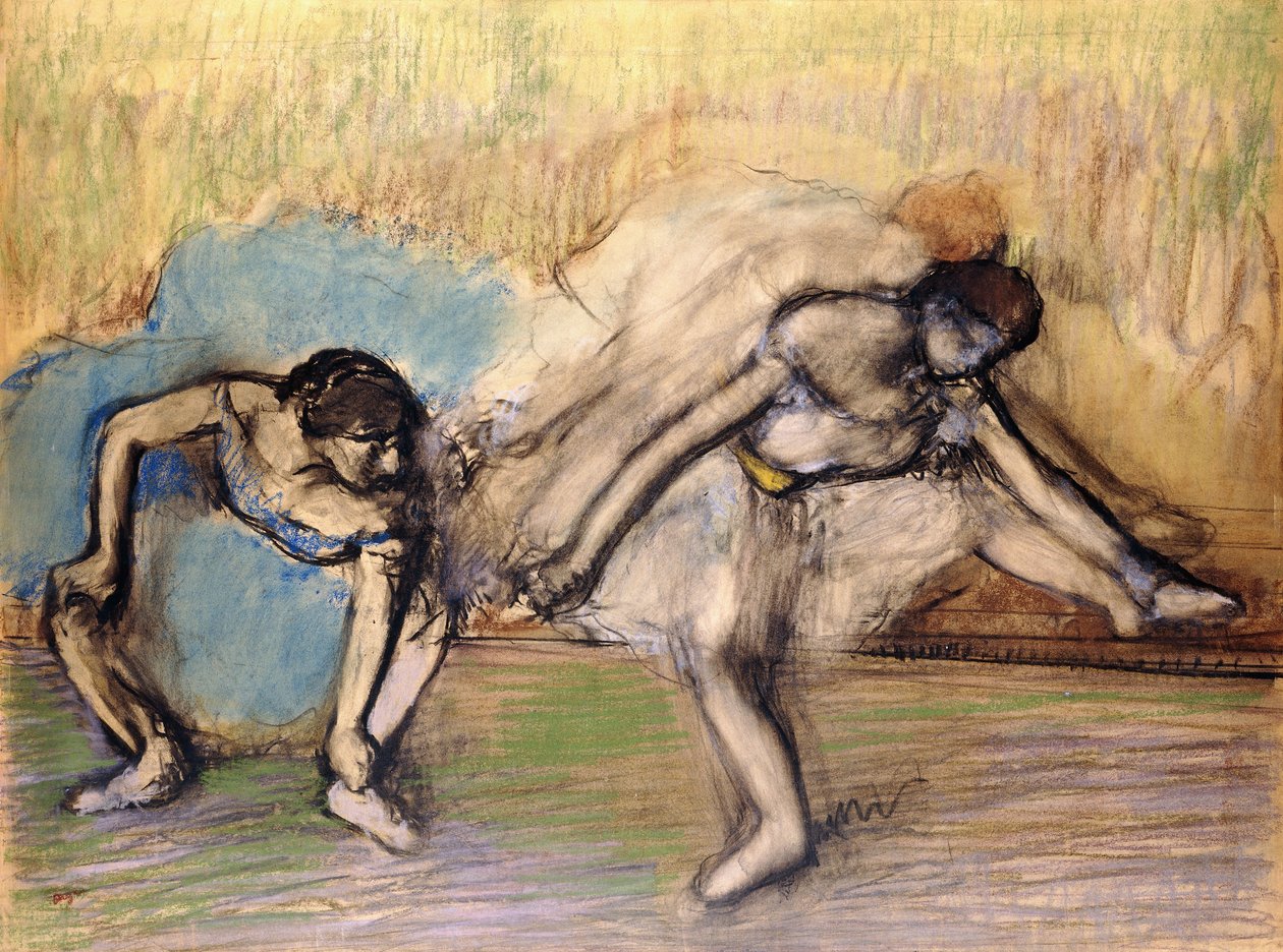 Dançarinos em repouso, c.1896 de Edgar Degas