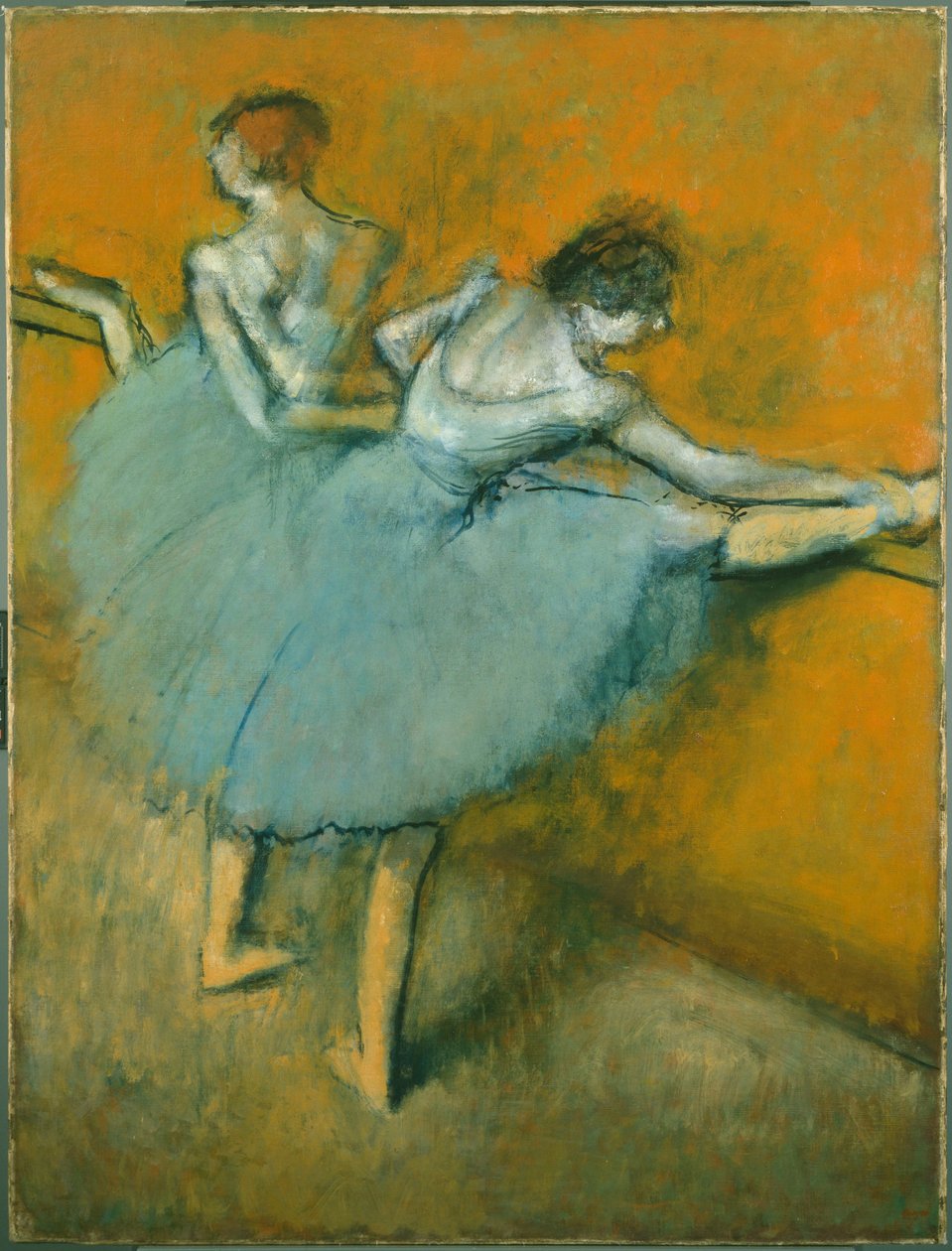 Bailarinas à barra de Edgar Degas