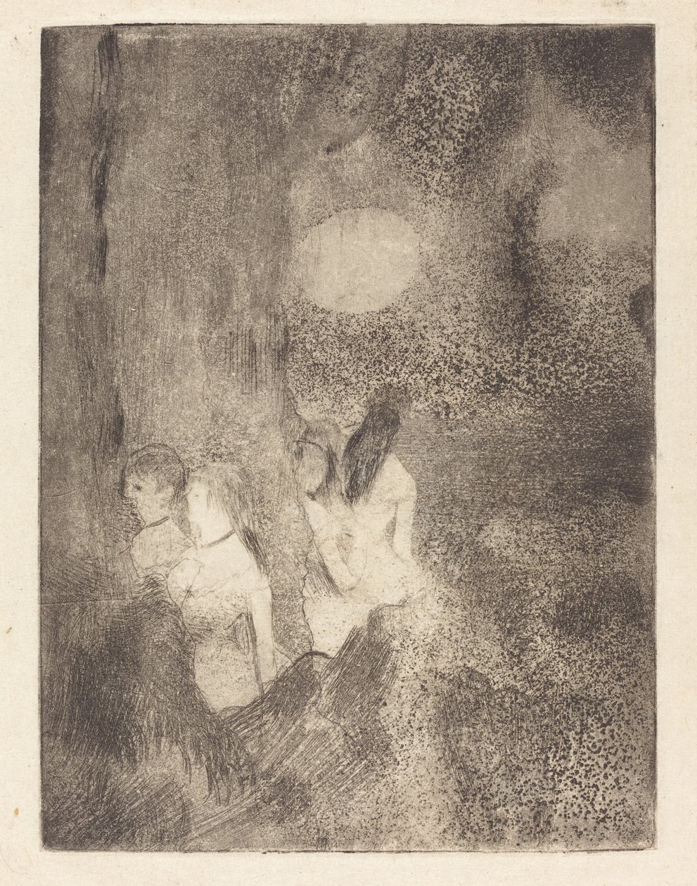 Dançarinos nas asas de Edgar Degas