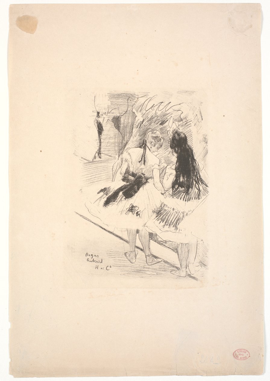 Por trás das cenas de Edgar Degas