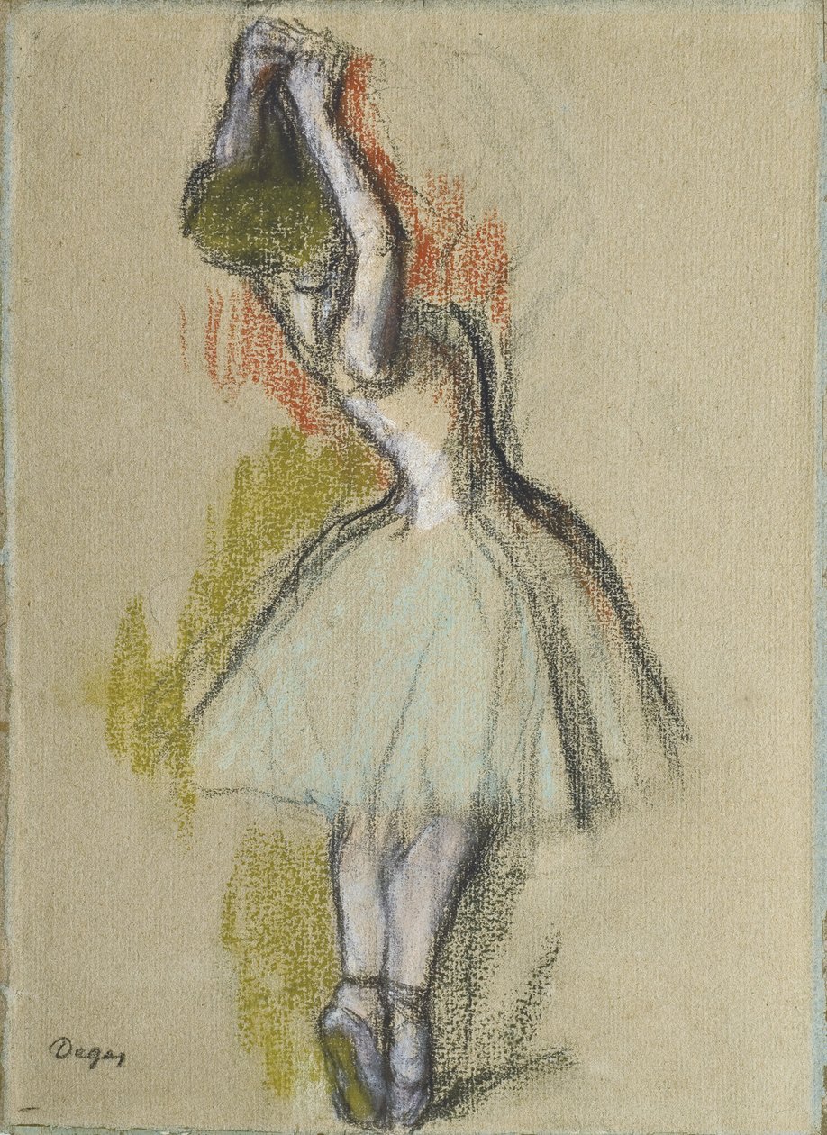 Dançarina em Pé, c. 1885 de Edgar Degas