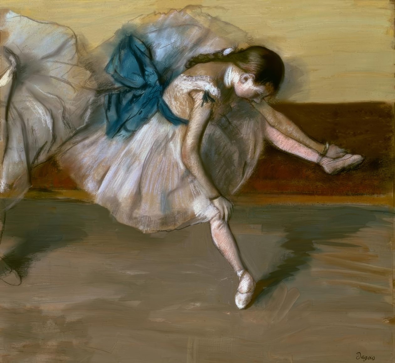 Dançarina em repouso de Edgar Degas