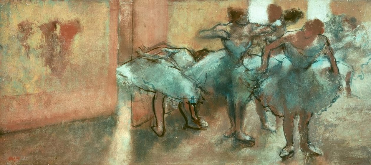 Dançarinos da casa de Edgar Degas