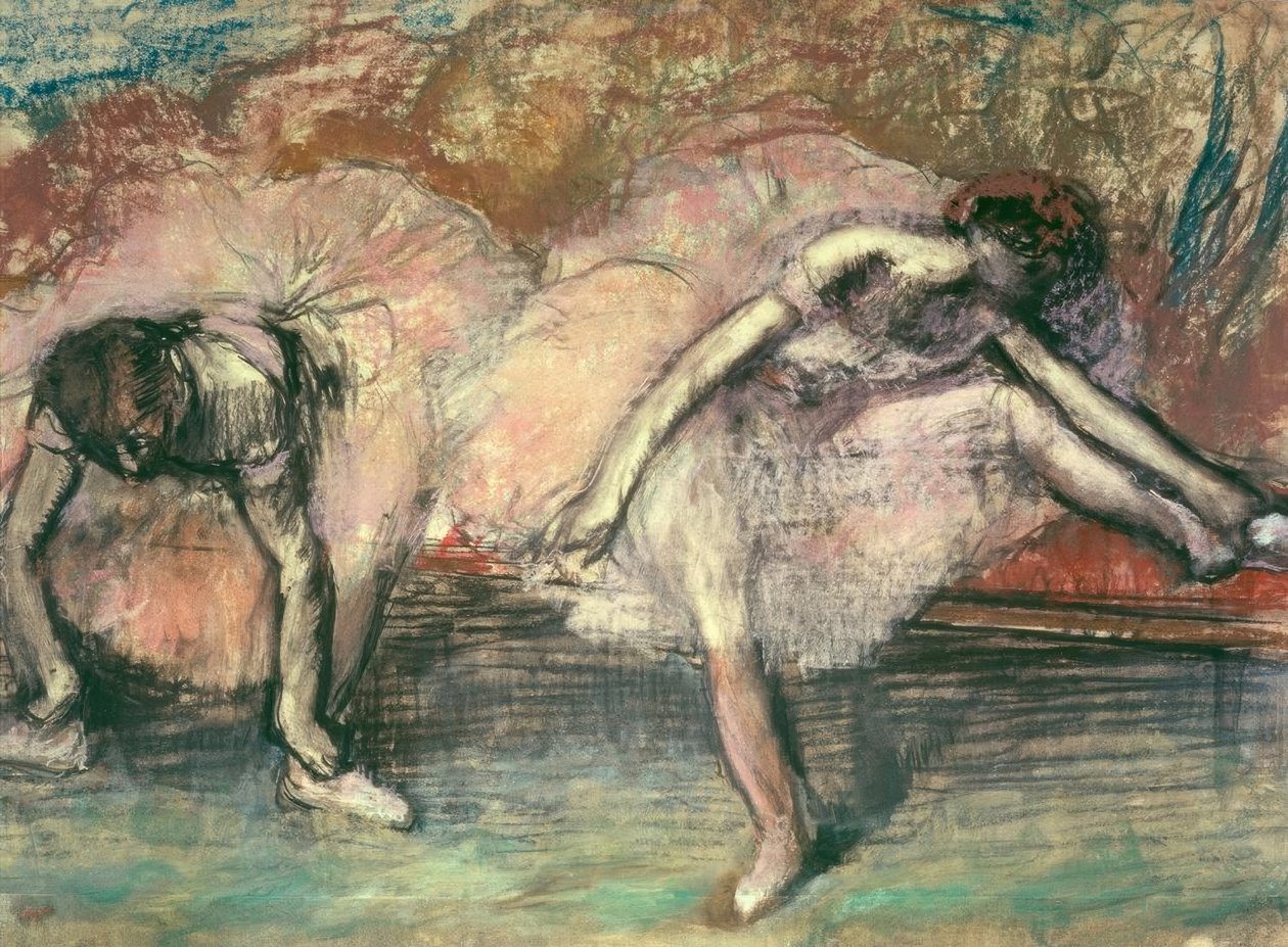 Dois dançarinos de Edgar Degas