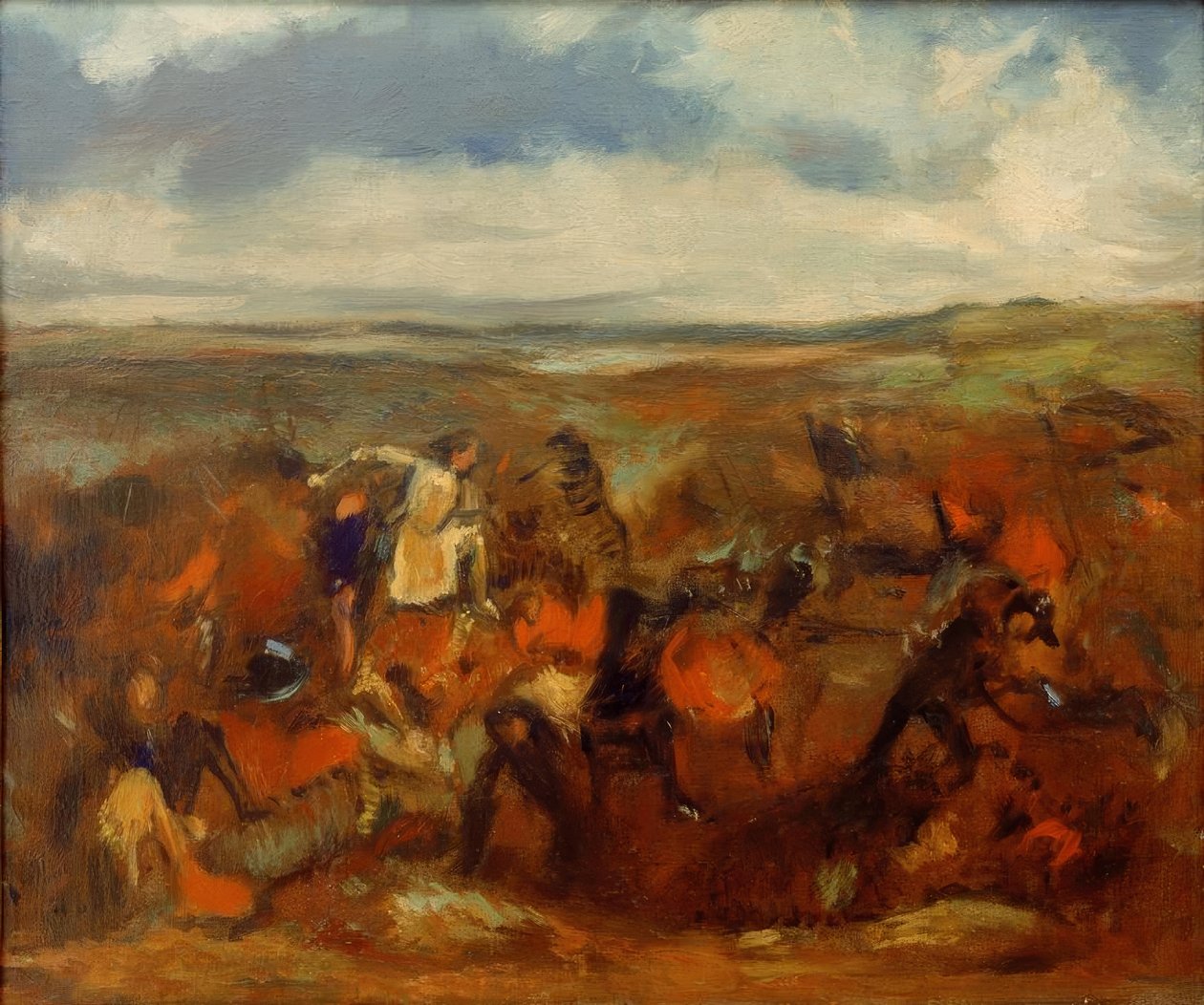 A Batalha de Poitiers de Edgar Degas