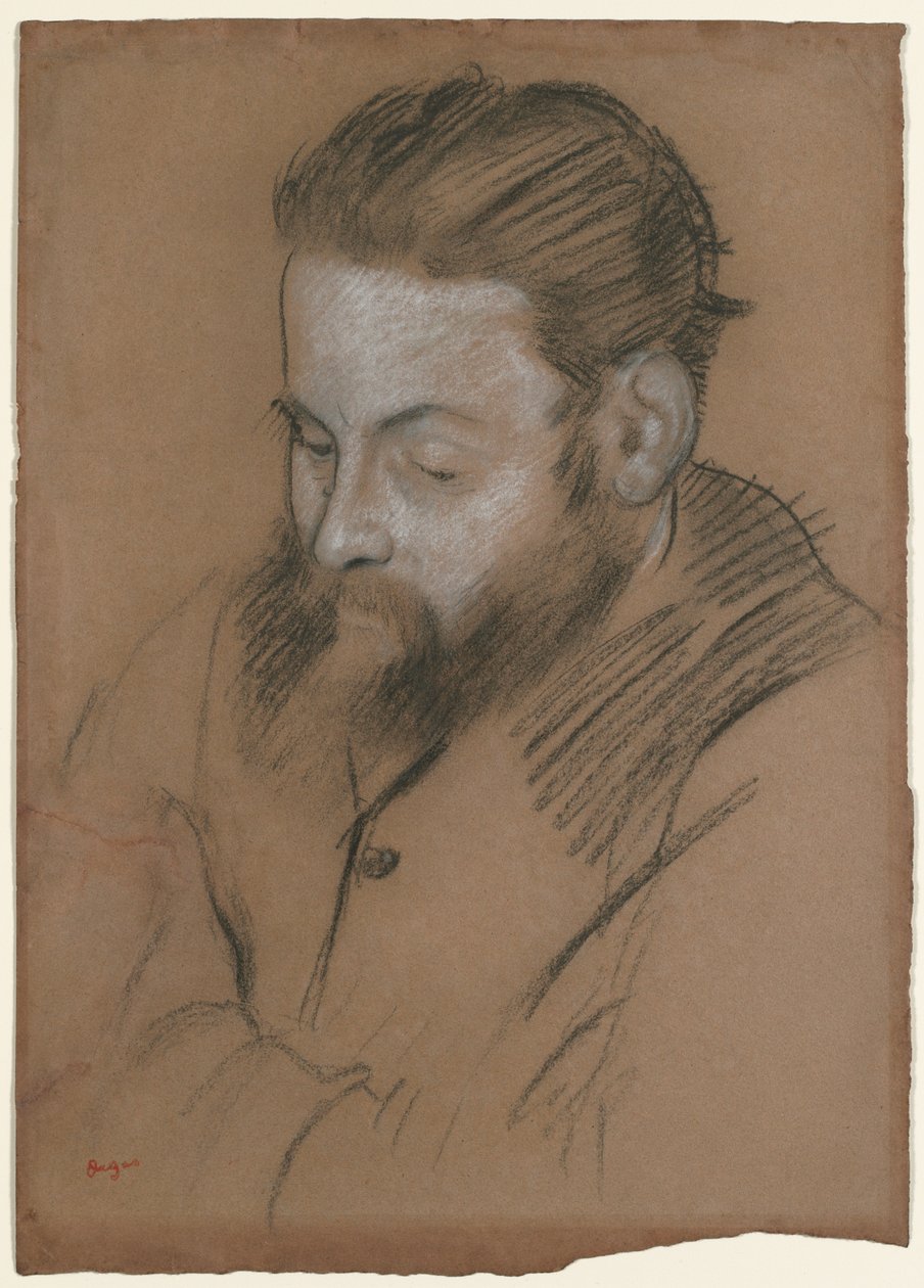 Diego Martelli, 1879. de Edgar Degas