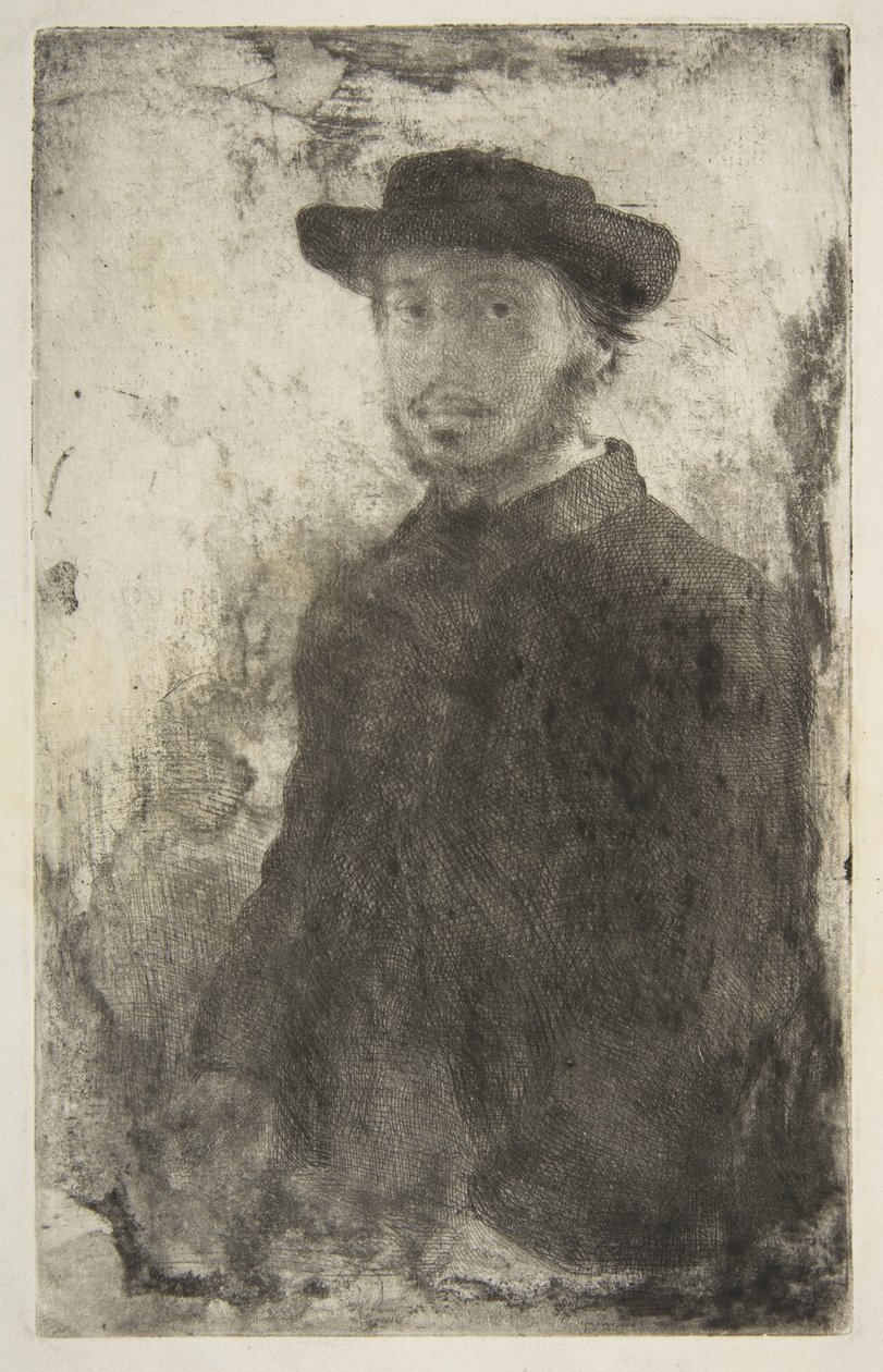 Edgar Degas: autorretrato de Edgar Degas