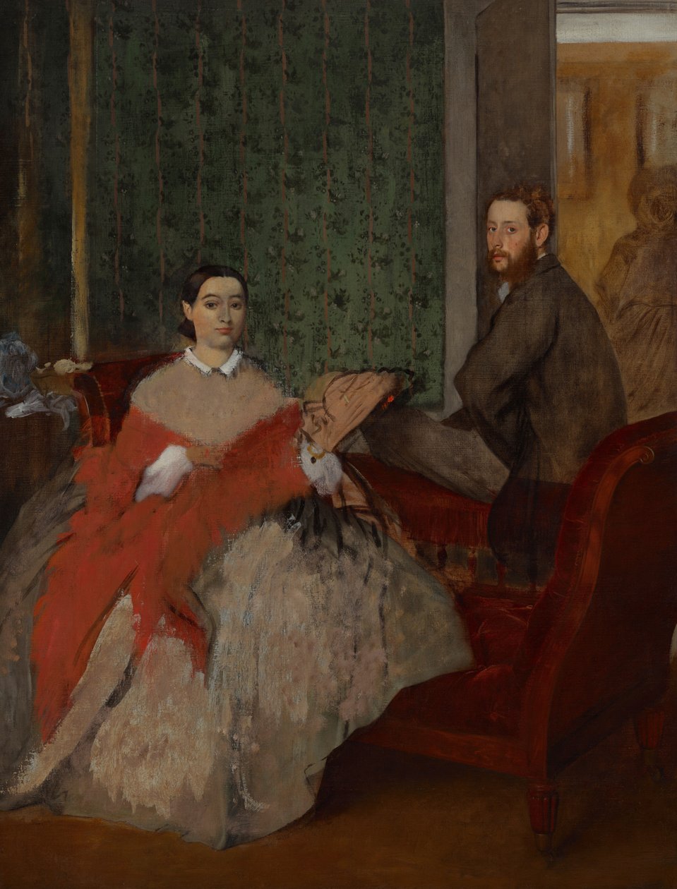 Edmondo e Thérèse Morbilli de Edgar Degas