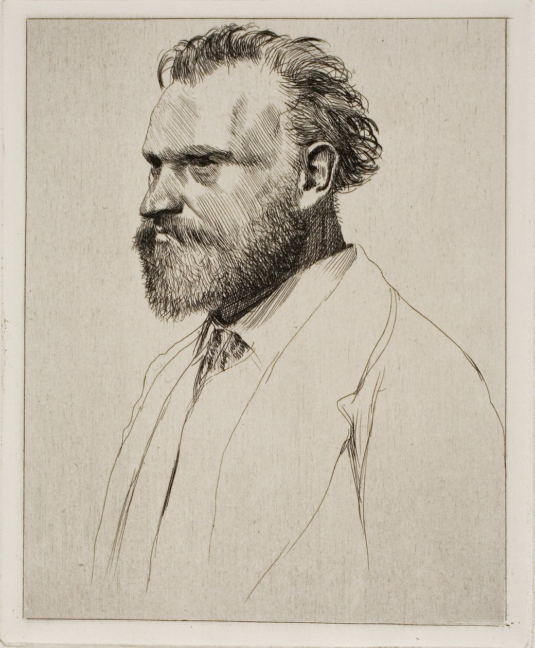 Edouard Manet, Retrato em comprimento de bustos de Edgar Degas