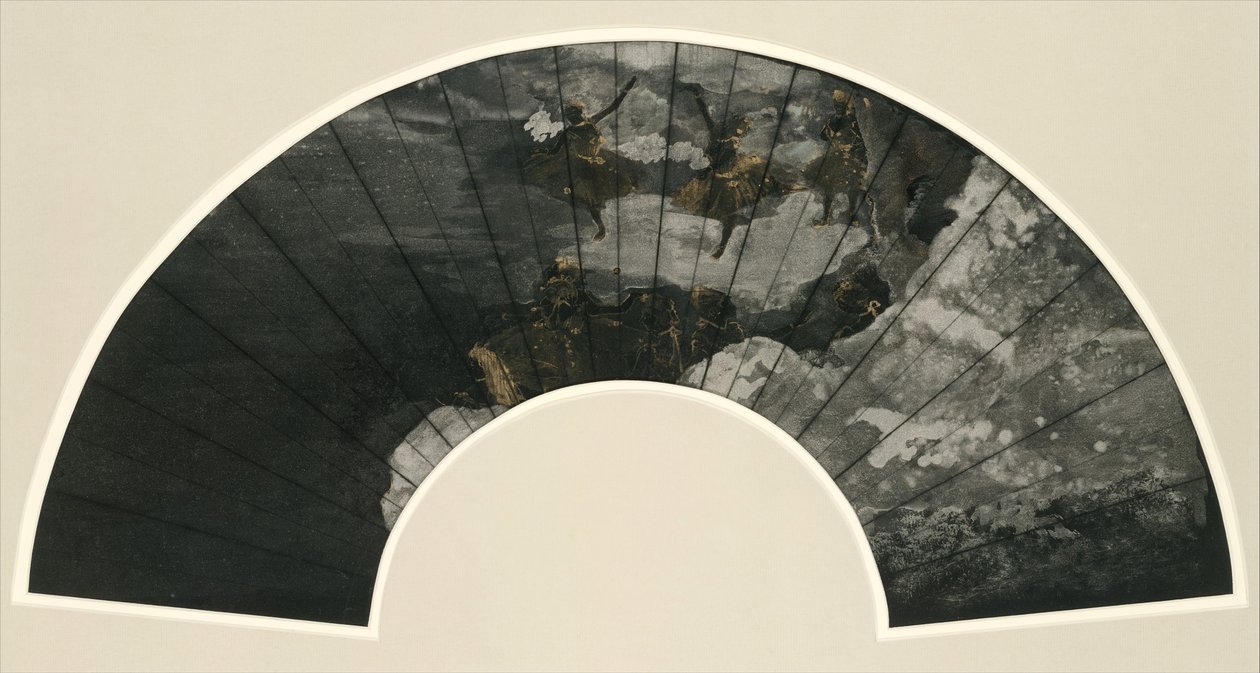 Fan Mount: The Ballet, 1879. de Edgar Degas