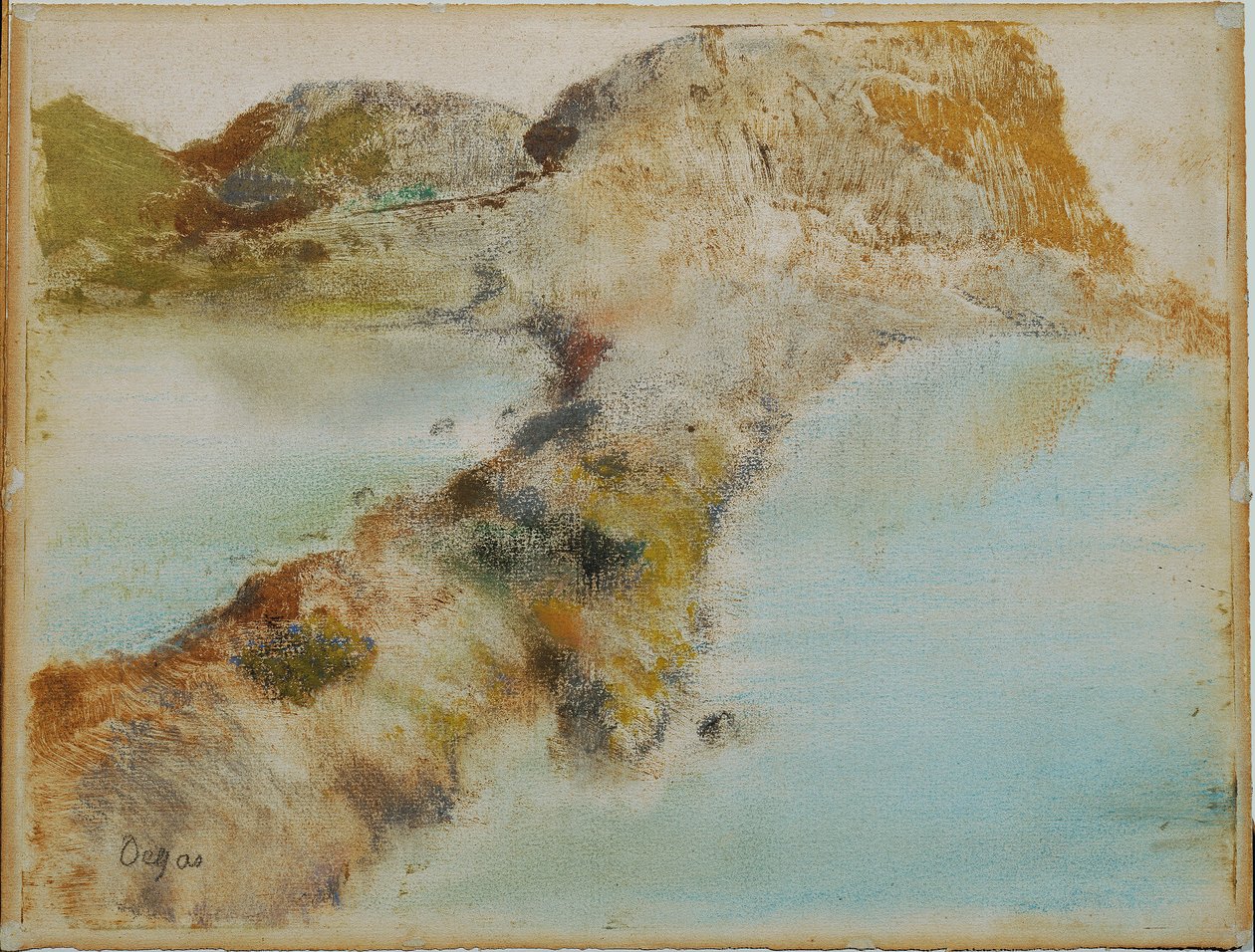 Costa rochosa de Edgar Degas