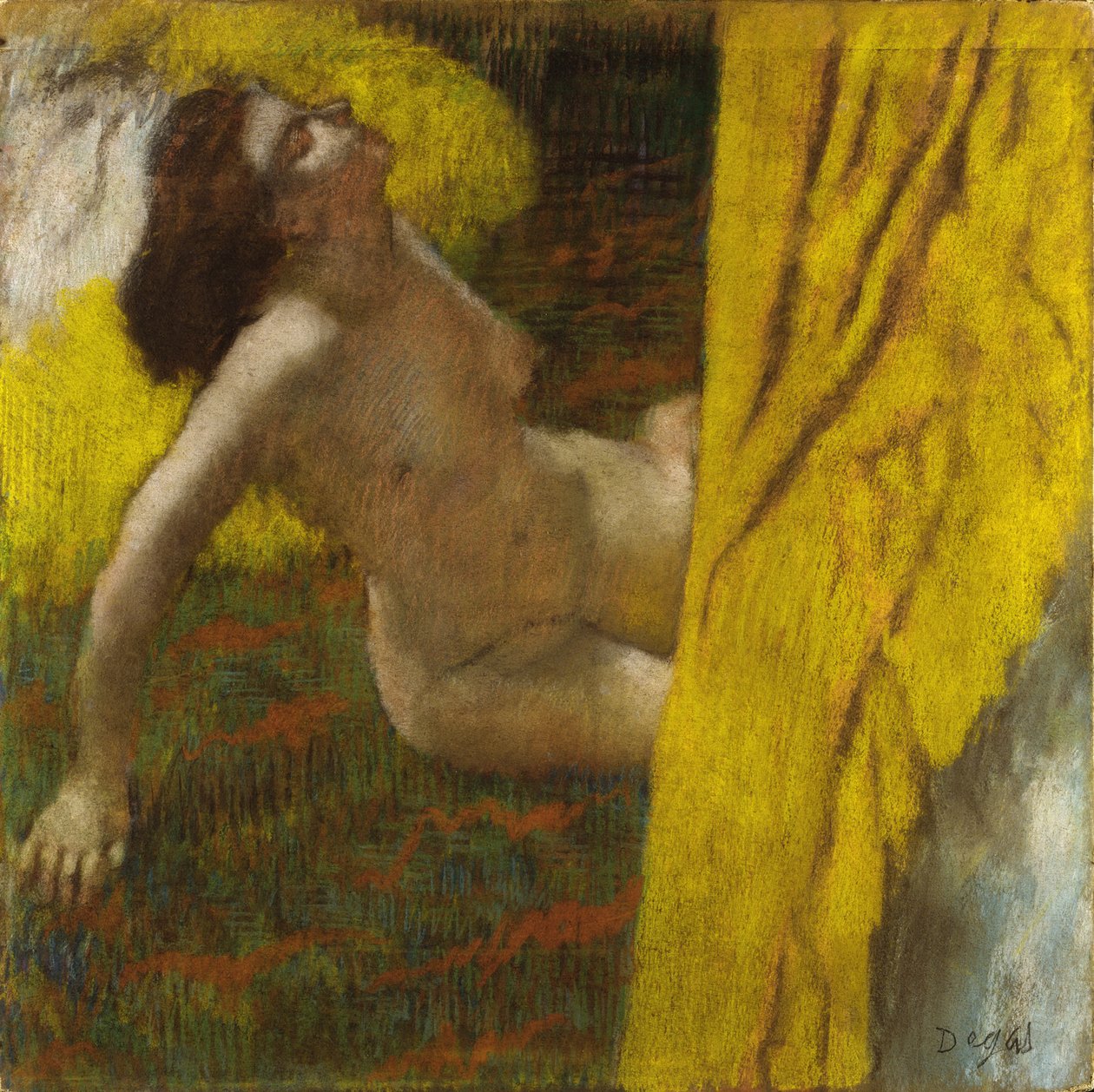 Nu feminino, ca 1885-1886. de Edgar Degas