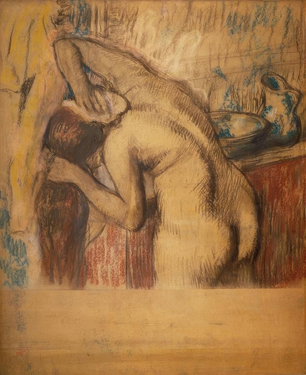 Mulher tem seu banheiro de Edgar Degas
