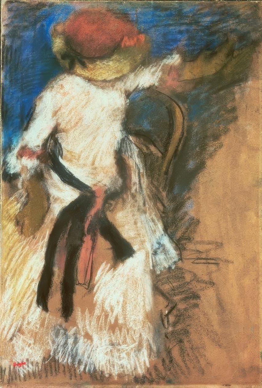 Mulher sentada de Edgar Degas
