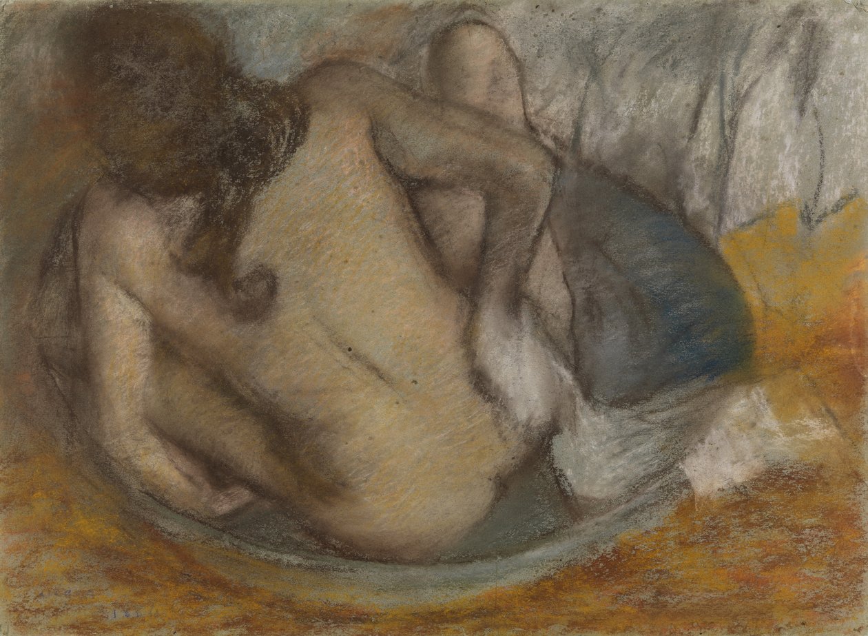 Mulher na banheira de Edgar Degas