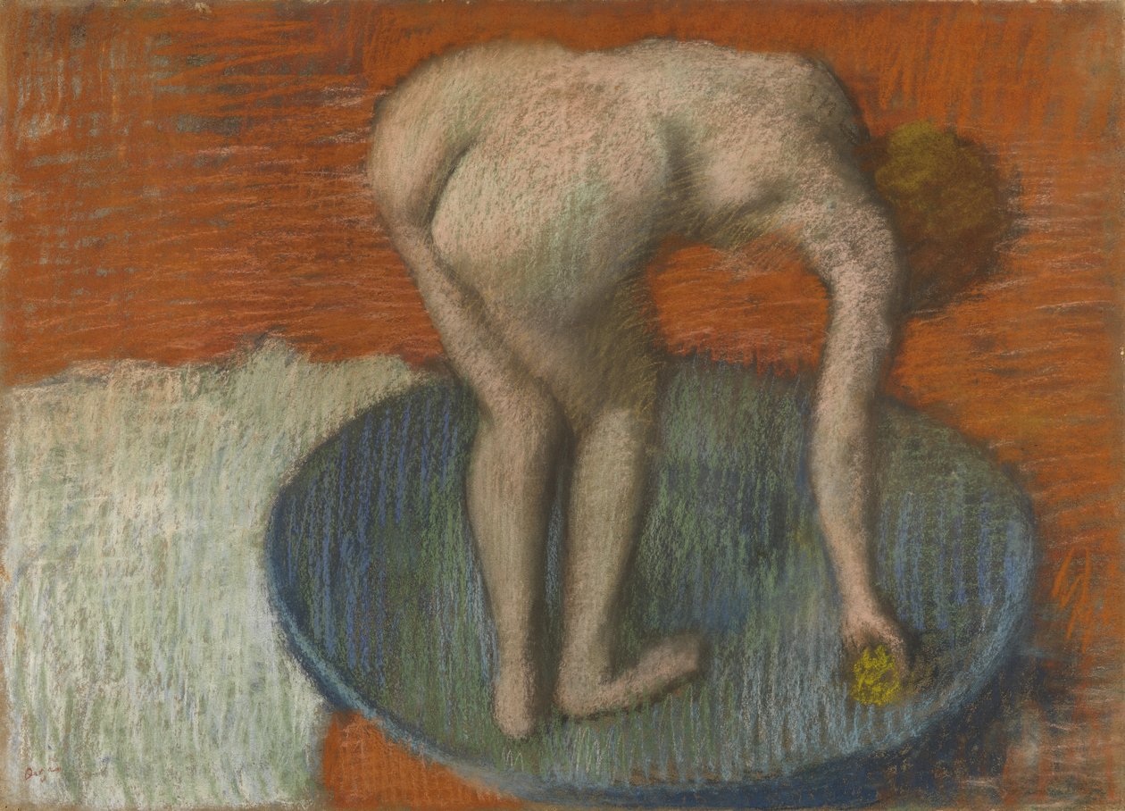 Mulher na banheira de Edgar Degas